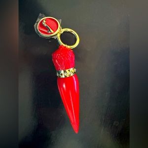 Christian Louboutin NEW Lipstick with Case SooooO…Glow Rouge001G